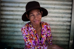 Lady with Hat and a smile.