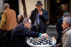 Chess game, Rome.