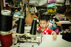 Young Boy playing